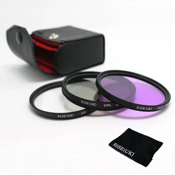 PAKILTI(UK) 58mm UV FLD CPL+BAG Filter Set Polfilter Canon nikon D90 D7000 EOS 650D 600D 550D 1100D