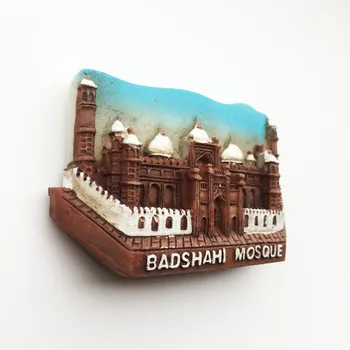 Pakistano Šaldytuvas Magnetai, Turistinių Suvenyrų Badshahi Mečetė Lahore Khyber Pass Magnetinio Šaldytuvas Lipdukai Namų Puošybai