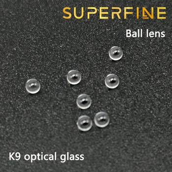 Pakuotėje 10 vnt skersmuo-1,5 mm K9 optinio stiklo kamuolys lęšio Sferinių Lęšių