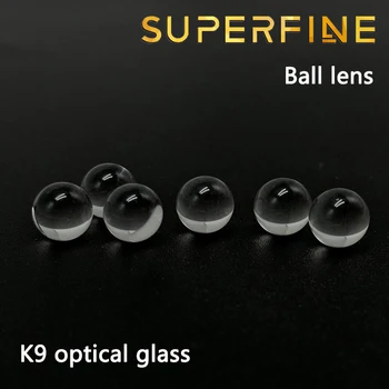 Pakuotėje 10 vnt skersmuo-1,5 mm K9 optinio stiklo kamuolys lęšio Sferinių Lęšių
