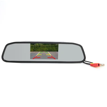 PAL/NTSC Auto Transporto priemonių Galinio vaizdo Kamera 4.3 colių, 5 colių TFT LCD Automobilinis Stebėti, Automobilio Galinio vaizdo Kamera HD Monitorius