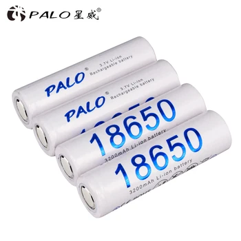Palo Li-ion, 3,7 V 18650 baterija 3.7 V įkraunama ličio baterija+USB Smart baterijos įkroviklio 14500 26650 18650 baterija 18500