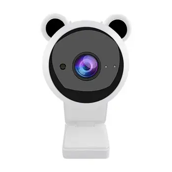 Panda 1080P Nemokamai Ratai Su Mikrofonu HD internetinį Kursą Mokymo USB Tinklo Kompiuterį, Fotoaparatą, Vaizdo Konferencijos