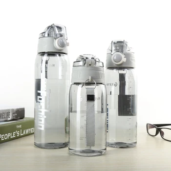 Paprasta Sporto, vandens butelis Sandarus nešiojamų plastikinis virdulys Kelionės žygiai office Didelės talpos virdulys Studentų vaikai vandens butelis