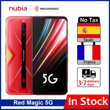 Pasaulinė Versija ZTE Nubija Raudonoji Magija 5G Mobiliojo Telefono 6.65