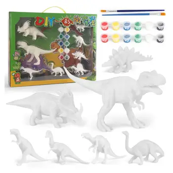 PASIDARYK pats Dažymas Dažymo Gyvūnų Dinozaurų Modelio Piešimo, Akvarelės, Grafiti, Vaikai, Vaikams, Žaislai