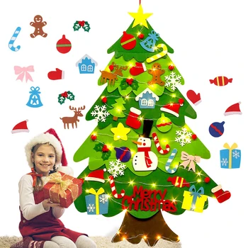 PASIDARYK pats Jaučiau, Kalėdų Eglutė Naujųjų Metų Duris Sienos Kabantys Papuošalai Dirbtinis Medis Vaikams, Žaislai, Kalėdų Dekoracija Namuose Šalis