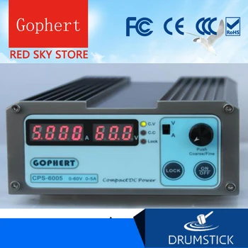 Pastovus Gophert Mini Skaitmeninės SROVĖS Energijos Tiekimo CPS-6005II Reguliuojamas 0-60V 0-5A Rakinama CPS-6005 taisomosios techninės priežiūros senėjimo