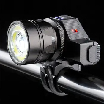 Pasukti Fokusavimo Super Šviesus, Dviračių Žibintai Priekiniai Įkraunamas LED Žibintai, apsauga nuo dulkių Žibintuvėlio Sporto Pramogoms