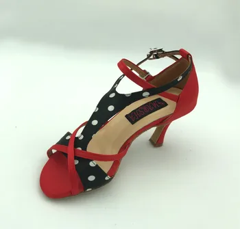 Patogus ir fashional moterų lotynų šokių batai, šokių salsa tango batai profesionalus vestuvių & party batai 6252RD