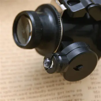 Patvarus Magnifiers Nešiojamų Magnifiers Dukart Vadovavo Magnifiers su Šviesos 20 Kartų Stovėti Magnifiers