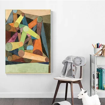 Paul Klee Klasikinis Abstraktaus Stiliaus Modernus Apdailos Menas Drobė Spausdinti Tapyba, Plakatas Sienos Nuotraukas Kambarį Namų Dekoro