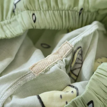 Pavasario Gazas Prarasti Homewear Moterims, Patogus, Kvėpuojantis Pižama Nustatyti 2021 Mielas Spausdinimo Dviejų Dalių Namo Kostiumas Moterų Medvilnės Sleepwear
