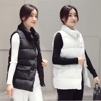 Pavasarį Ir Rudenį 2018 Korėjos Short Fund Vest Moteris Nerimta Joker Mados Išlaikyti Šiltas Studentų Skara Prarasti Coat30