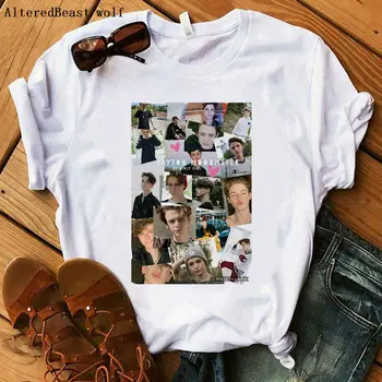 Payton Moormeier Merch marškinėliai Moterims Mados Kawaii Atspausdintas T-shirt Vasaros Atsitiktinis Harajuku trumpomis Rankovėmis Drabužius Tee Viršūnes Moteris