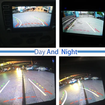 Pažangi automobilio Parkavimo Kamera Su dinaminiu pagalbinė Linija Atvirkštinio Atsarginė Kamera CCD Naktinio Matymo BMW X3 X5 X6 E71 E72 E53 E70 