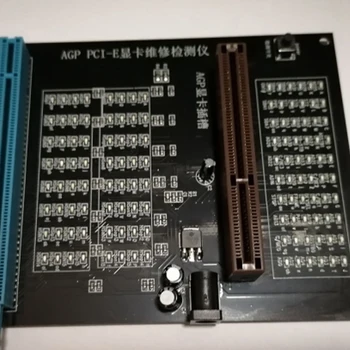 PC AGP PCI-E X16 Dvejopos Paskirties kištukinių Lizdų Testeris Ekranas ie Vaizdo plokštė Tikrinimo Testeris ie Kortelės Diagnostikos Įrankis