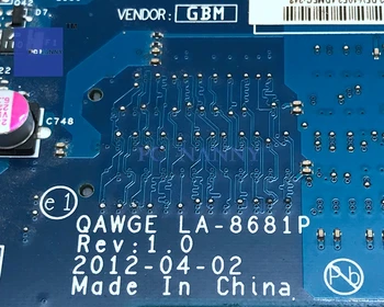 PCNANNY Mainboard LA-8681P Lenovo IdeaPad G485 14.0