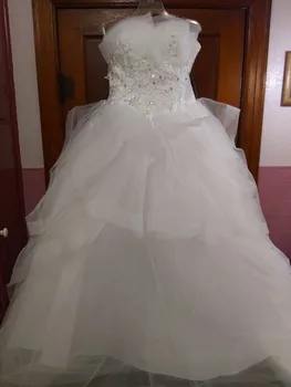 Pearl Prabanga Granulių Mados Stebėjimo Vestuvių Suknelės 2021 Naujų korėjos Pakopų Organza Saldus Princesė Nuotaka Chalatai Vestido de noiva