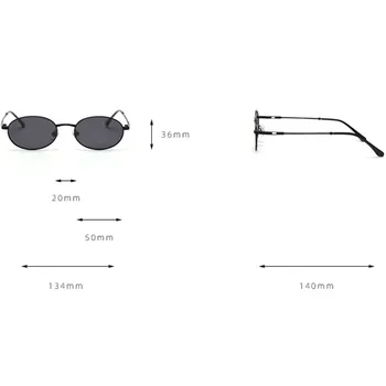 Peekaboo retro ovalo formos akiniai vyrų poliarizuota uv400 aukštos kokybės aukso maža akiniai nuo saulės moterims, metalo 2021 geltona raudona karšto pardavimo