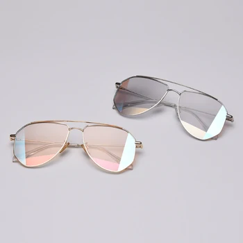 Peekaboo šviesą negabaritinių akiniai nuo saulės, poliarizuoti uv400 metalo aukštos kokybės nereguliarus moterims saulės akiniai vyrų 2020 naujųjų metų dovanos
