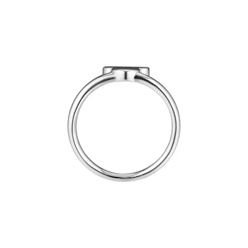 Pelės Siluetas Žiedas Autentiški 925 Sterlingas sidabro Papuošalai Žiedas Moters Europos Stiliaus Sidabro Žiedai, Papuošalai Priėmimo