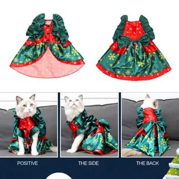 Pet Kalėdų Drabužius Suknelė, Kostiumas Princesė Sijonas Katė Suknelės Smulkaus Ir Vidutinio Teddy Šuniuką Šunys Cute Mados Sijonas Naminių Reikmenys