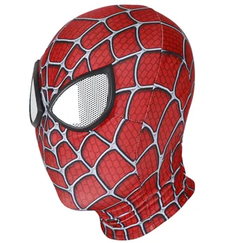 Peter Parker Km Morales Raimi Superhero Cosplay Kostiumai, Kaukės Objektyvas Prop Veido Kaukė Helovinas