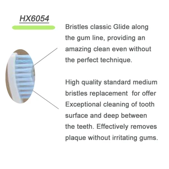 PH Elektros dantų šepetėlį Pakeisti Vadovai Soni priežiūra Flex Priežiūros Diamond Švarus HX6014 HX6064 HX6054 HX6024 HX6044