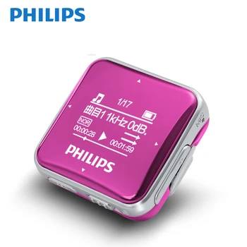 Philips Originalus Mini MP3 Grotuvą Fullsound Didelis Ekranas Su Įrašymo Funkcija/FM Radijas Veikia Atgal, Muzikos Įrašą