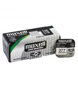 Pilas de boton Maxell bateria originalus Oxido de Plata SR626SW lizdinės plokštelės 10X Nds