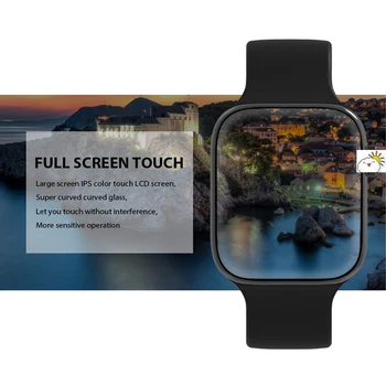 Pilnas Touch Smart Žiūrėti Vyrams, Moterims, Širdies ritmas, Kraujo Spaudimo Monitorius Smartwatch Laikrodžiai Sporto Smart Watch 