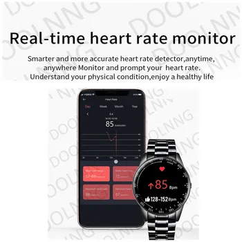 Pilnas Touch Žiūrėti Smart Watch Vyrų Kraujo Spaudimas IP68 Vandeniui Smartwatch 