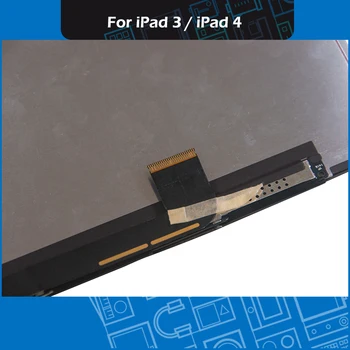 Planšetinio kompiuterio LCD Ekrano Skydelis iPad 3 / 4 A1416 A1430 A1403 A1458 A1459 A1460 Ekrano Remontas, Pakeitimas