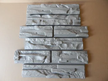 Plastmasės liejimo formas, Betono Šiferis #7! Gipso Sodo Namas, Sienos Akmens Masės Plytelės Akmens Pelėsių Cemento Plytų Maker Pelėsių