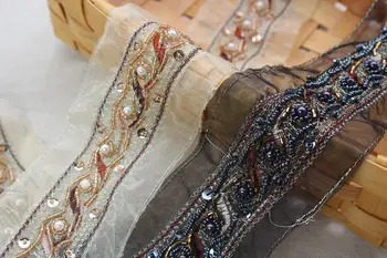 Platus 7CM nacionalinės stilius Europos šaknys siūlai puošnios nėrinių apdaila drabužių priedai 