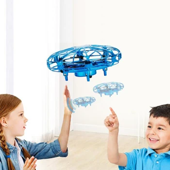 Plaukioja Sraigtasparnis Drone UFO Infraraudonųjų spindulių Indukcijos Orlaivių Mini RC Drone Anti-susidūrimo Plaukioja Vaikai Elektriniai, Elektroniniai Žaislai