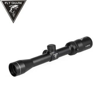 PLAUKIOTI RYKLIŲ 1/4 ŽŪM Taktinis taikymo sritis 3-9x32 šautuvas taikymo sritis airsoft riflescope 11mm / 20mm rail mount medžioklės taikymo sritis GZ1-0332