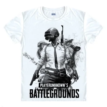 PlayerUnknown tai Battlegrounds T-Marškinėliai trumpomis Rankovėmis Marškinėliai PUBG Žaidimas Battle Royale Nugalėtojas Nugalėtojas Vištienos Vakarienė Cosplay Marškinėliai