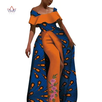 Plius Dydis Moterų Tradiciniai Afrikos Ilgos Suknelės Prekės Užsakymą Drabužių Afrikos Vaškas Dashiki Suknelės Moterims Reguliariai 5xl WY6000