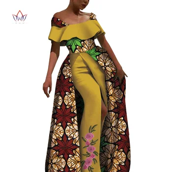 Plius Dydis Moterų Tradiciniai Afrikos Ilgos Suknelės Prekės Užsakymą Drabužių Afrikos Vaškas Dashiki Suknelės Moterims Reguliariai 5xl WY6000