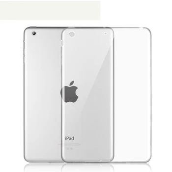 Plonas Soft Case for iPad Mini Aišku, TPU Silikono Gelis Cover iPad 2 Mini, 3 iPad Oro 1 Air2 Mini 1 2 3 4 Coque Fundas
