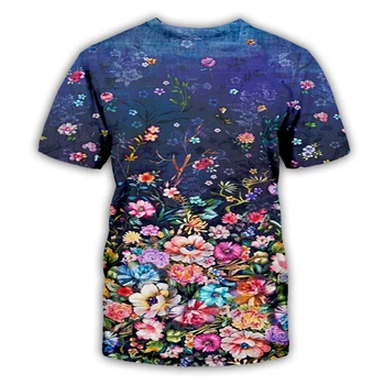 PLstar Kosmosas 2019 Mados Vyrų marškinėliai Gražus gėlių/ananasų 3D Atspausdintas Unisex naujovė T shirts streetwear Atsitiktinis tees
