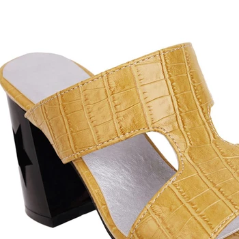 Plus Size 32-48 Prabangūs batai moterų dizainerių grupė Sandalai stambusis aukštakulnius Batelius Vasaros Siurbliai, sandalias mujer X1-2