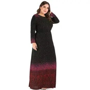 Plus size turkijos musulmonų suknelė moterims slim taškų kaftan maroko rūbeliai vestidos largos islamo drabužių abaja dubajus suknelės kišenės