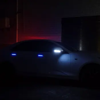 PMFC LED Dekoratyvinės Šviesos Durų Rankena Crystal Šviesos Dubenį Rankena Aukštos Rungtynės Cadillac CT5 ATSL XTS XT5 CT6 XT4-2020 m.
