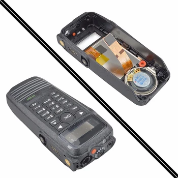 PMLN4646 Juodas Priekinis Korpuso Dangtis Atveju, Motorola XPR6550 DP3600 Klaviatūros ir Ekrano Walkie Talkie Nešiojamų Du Būdu Radijo