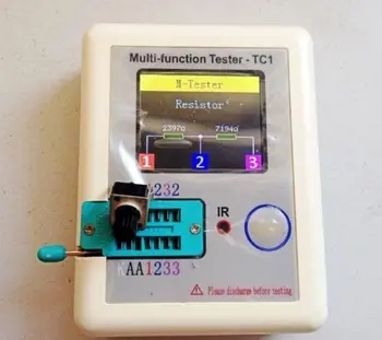 Pocketable Tranzistorius testeriai yra LCR - TC1 full grafikos ekranas