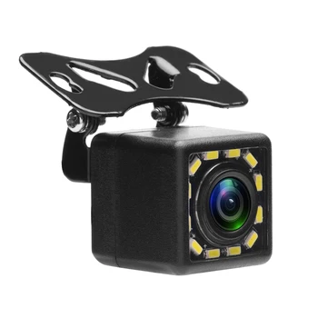 Podofo Automobilio Galinio vaizdo Kamera 12 LED Naktinio Matymo Atbulinės eigos Auto Stovėjimo Stebėti CCD Vandeniui 170 Laipsnių HD Vaizdo Atsargine Kamera