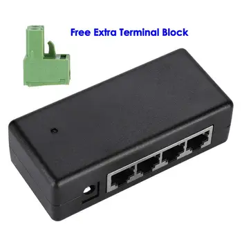 PoE Switch 8 Port 4 Port Purkštuvas Adapteris, Ethernet Tinklo Jungiklio, DC12-55V Maitinimo VAIZDO stebėjimo, IP Kameros